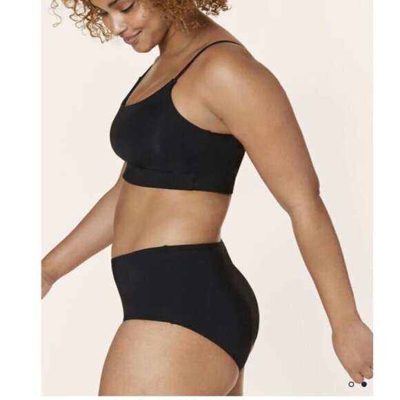 ANDIE High Waisted Bikini Bottom Women's Size XXL Grey NWTS New AB301 2XL G - Picture 9 of 9